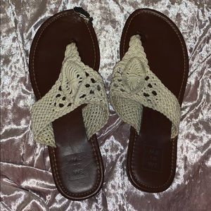 ripped sandal